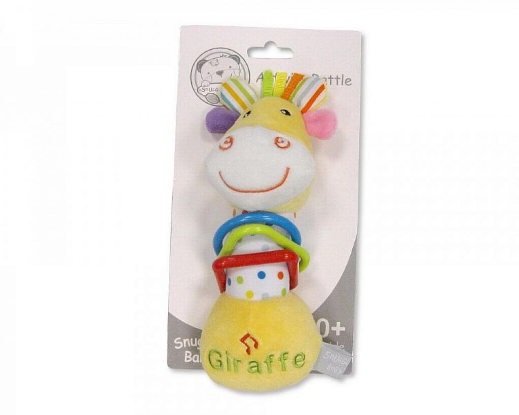 Snuggle Baby  5035320258966 SB25-0896 "Giraffe" Musical Squeeze and Rattle Toy