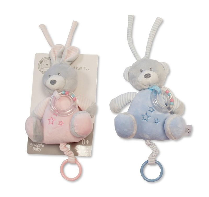 Snuggle Baby 5035320425337/1 SB25-0933PB 18cm Musical Activity Toy with Rattle