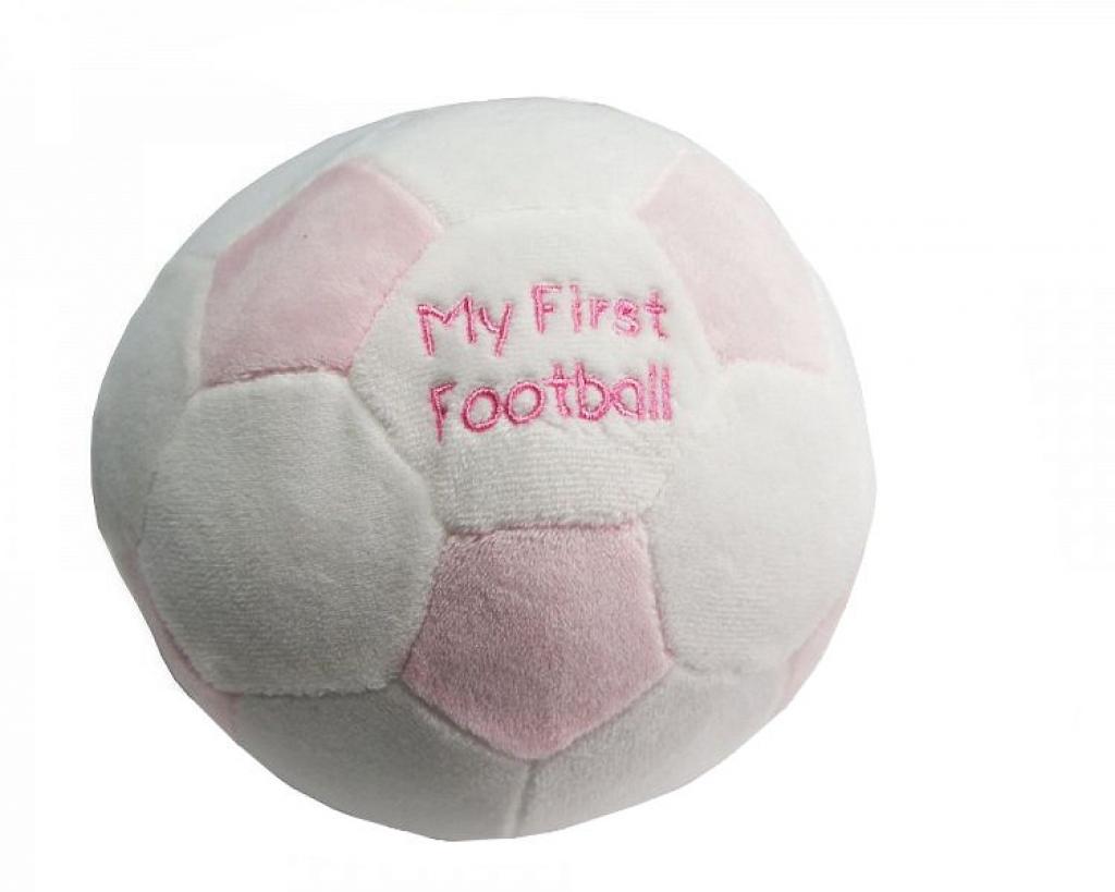 Nursery Time GP-25-1123P 5035320425238 NT25-1123P Pink "My First Football" and Rattle