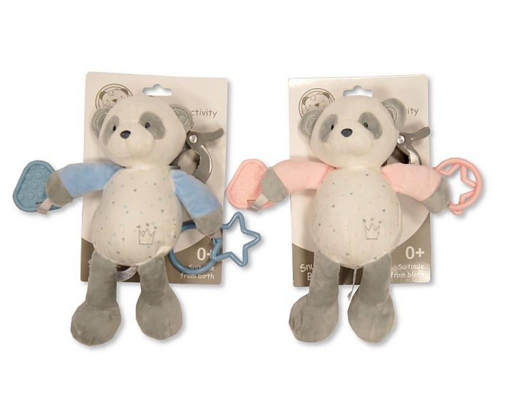 Snuggle Baby Gp-25-1110 503532025110 3 SB25-1110 Baby Panda Activity Toy with Clip and Teethers