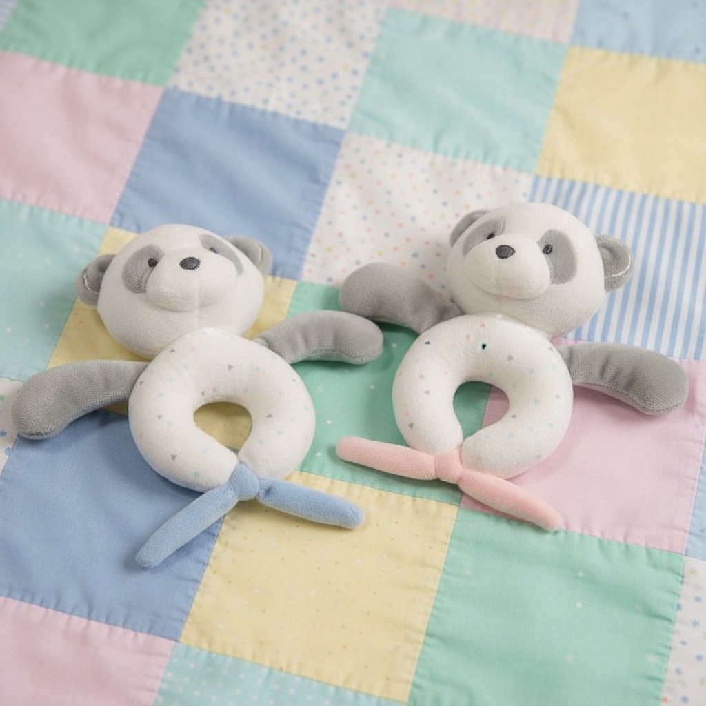 Snuggle Baby Gp-25-1111 503532025111 0 SB25-1111A Baby Panda Rattle Toy