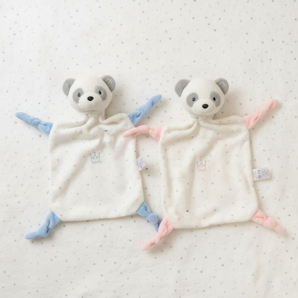 Snuggle Baby Gp-25-1117 503532025118 9 SB25-1117A Baby Panda Comforter with Rattle