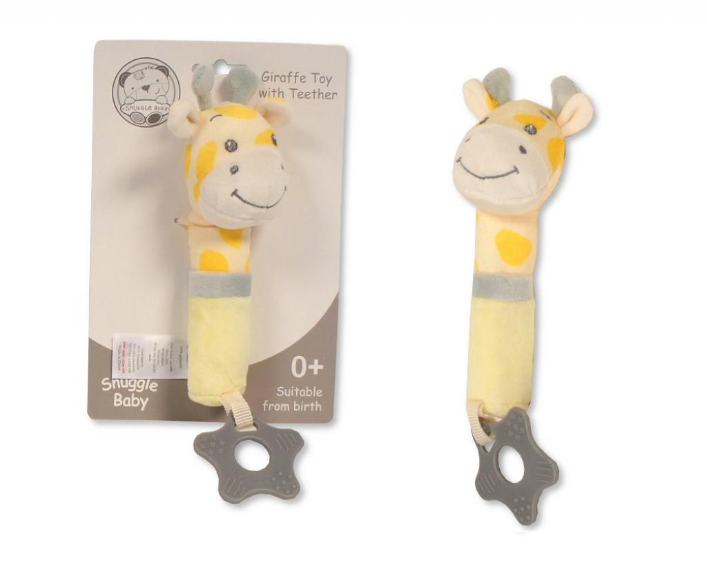 Snuggle Baby  5035320512174 SB25-1217 Giraffe Toy with Teether