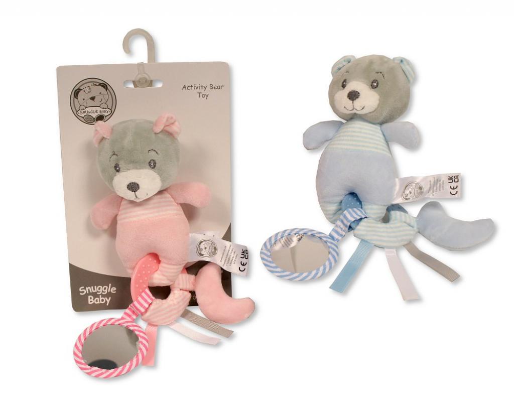 Snuggle Baby GP-25-1241 5035320512419 SB25-1241 "ABC Bear" Activity Rattle with Teether