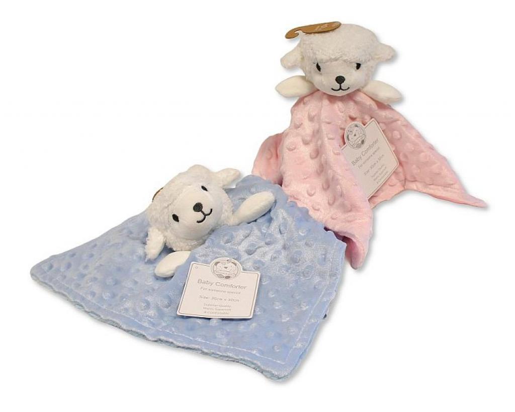 Snuggle Baby GP-25-1243 Pink = 5035320412436, Blue = 5035320612430 SB25-1243 Sheep Comforter (Choose Colour)