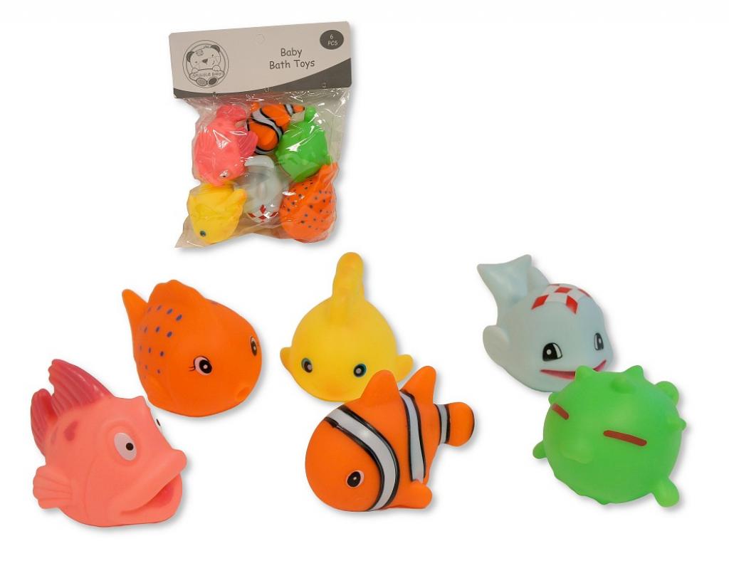 Snuggle Baby Gp-25-1267 503532051267 SB25-1267  Squeaky Baby Bath Toys - Fish