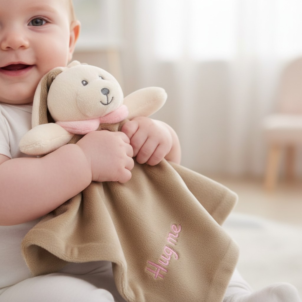 Snuggle Baby GP-25-1272 5035320512723 SB25-1272-T Bunny "Hug Me" Comforter