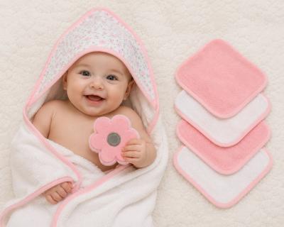 SB25-1275-P  "Flower" 6 Piece Bath Set 