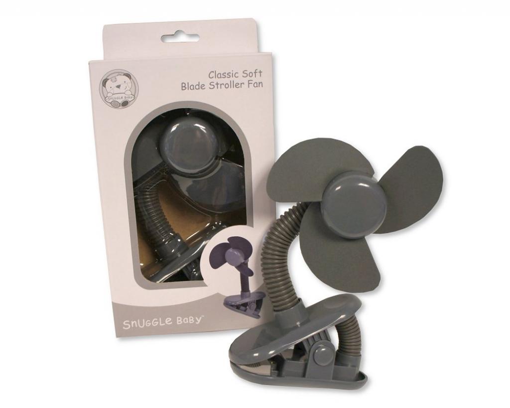 Snuggle Baby AC-50-0016G 5035320500168 SB50-0016G Grey Soft Blade Stroller Fan