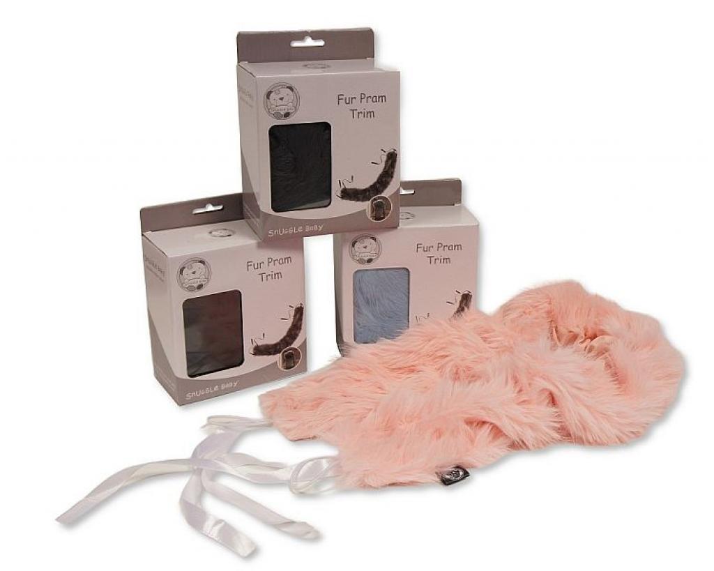 Snuggle Baby AC-50-0021 * SB50-0021 Pram/Stroller Hood with Faux Fur Trim (Choose Colour)