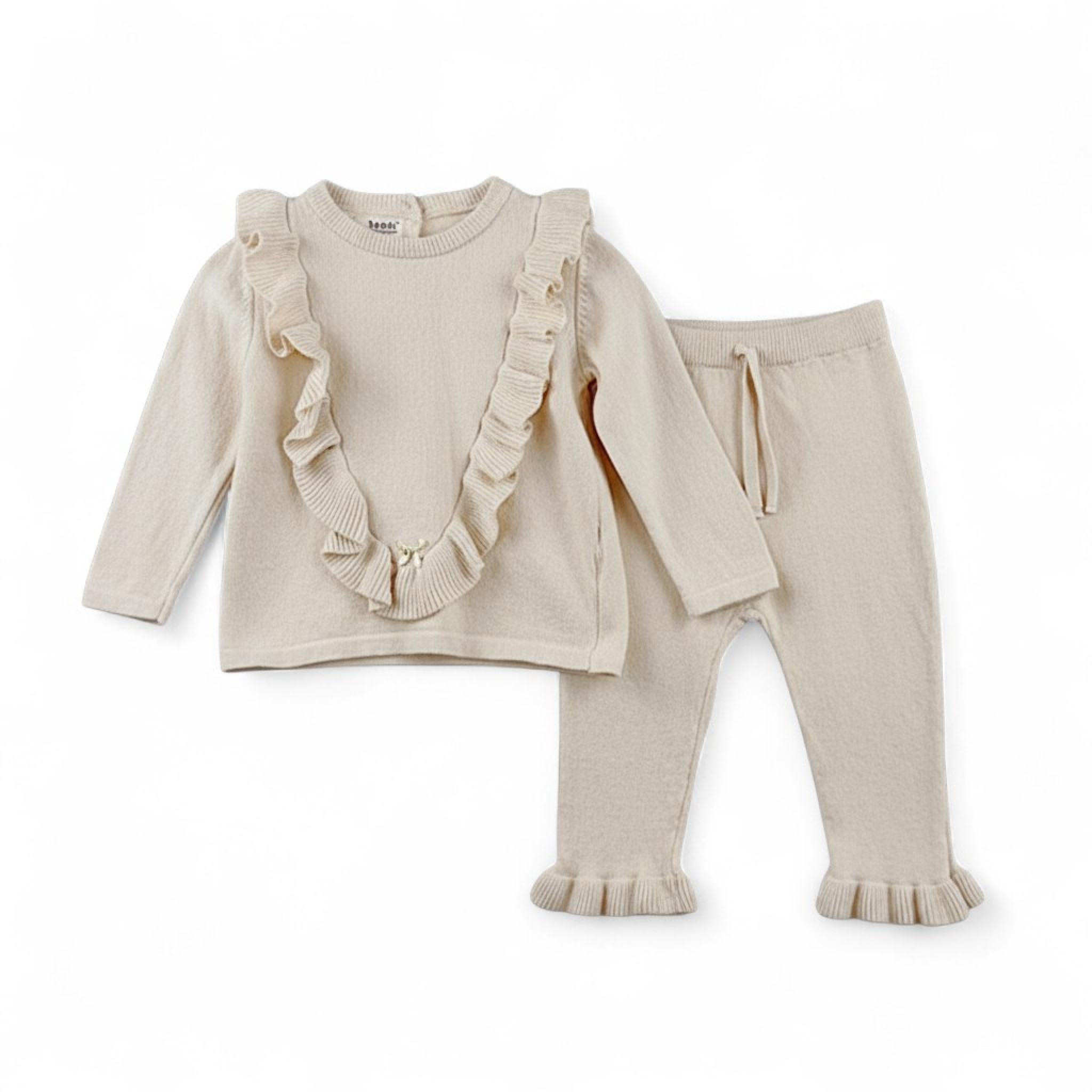 Samli  Premium Collection China * SM6855-B Bi Biscuit Frilled Knitwear (0-12 months)
