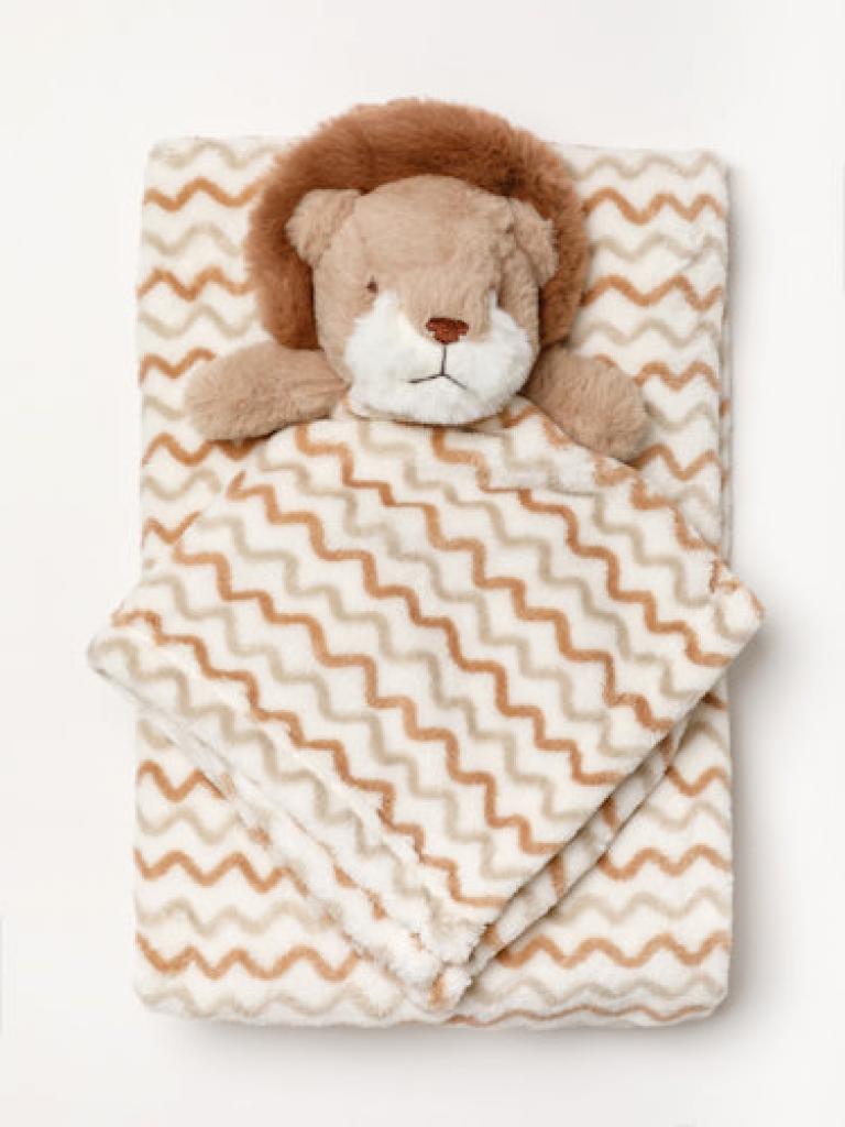 Snuggle Tots  * SNA24815 Wrap  and comforter Lion