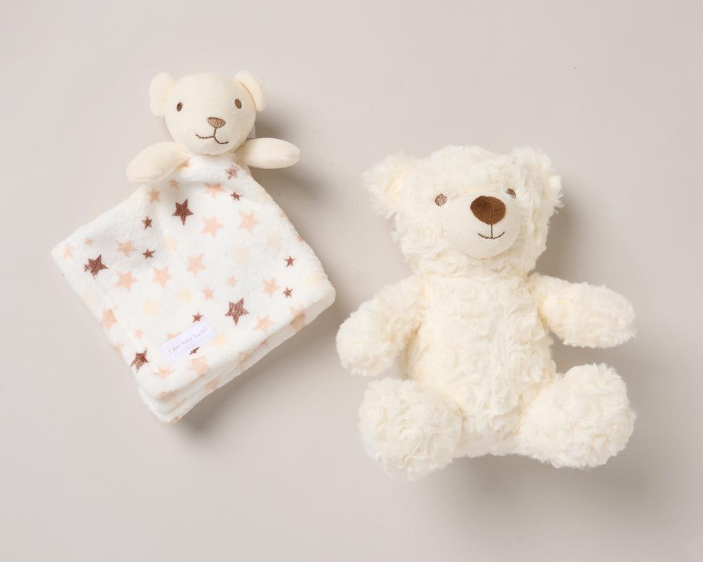 Snuggle Tots D06332 5056756522605 SND06332 Bear Toy and Comforter Set