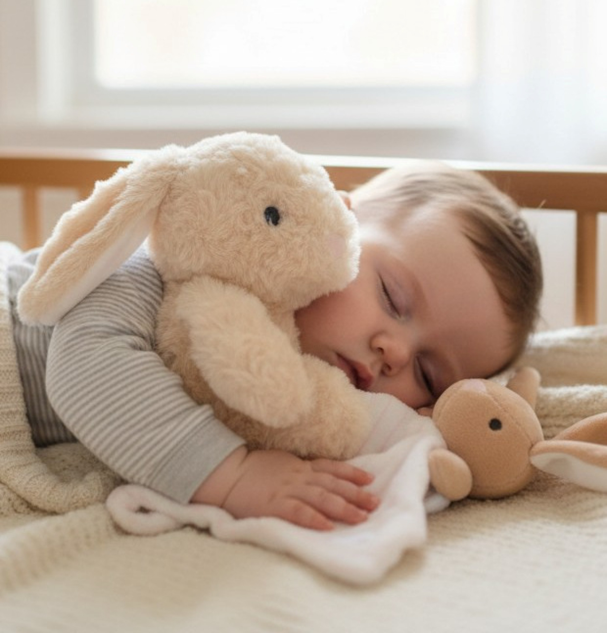 Snuggle Tots D06334 5056756522612 SND06334C Rabbit Toy and Comforter Set