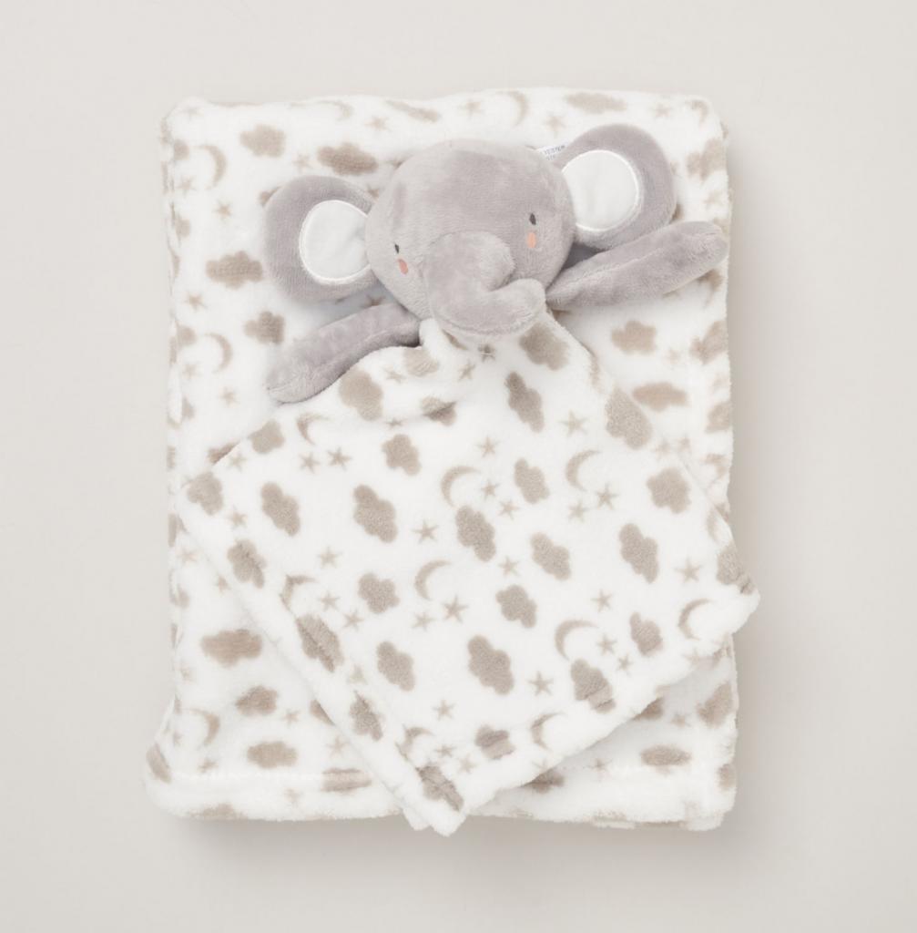 Snuggle Tots E08873 5056756522438 SNE08873  Elephant  Blanket and Comforter Set