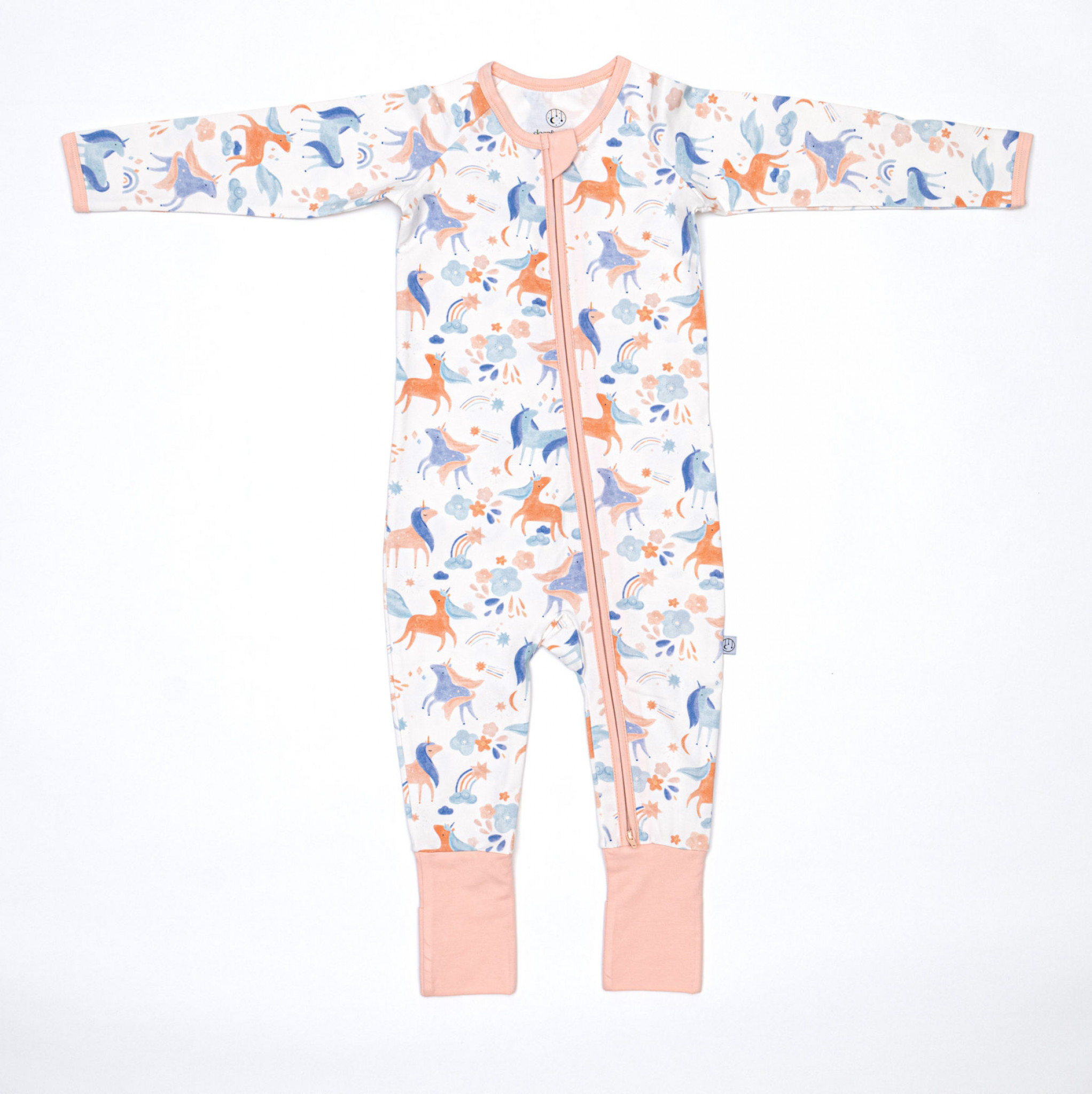 Sleeping Stars ROMPER Hedgehog  SSRM_UNI Unicorn romper  (3-24 months)