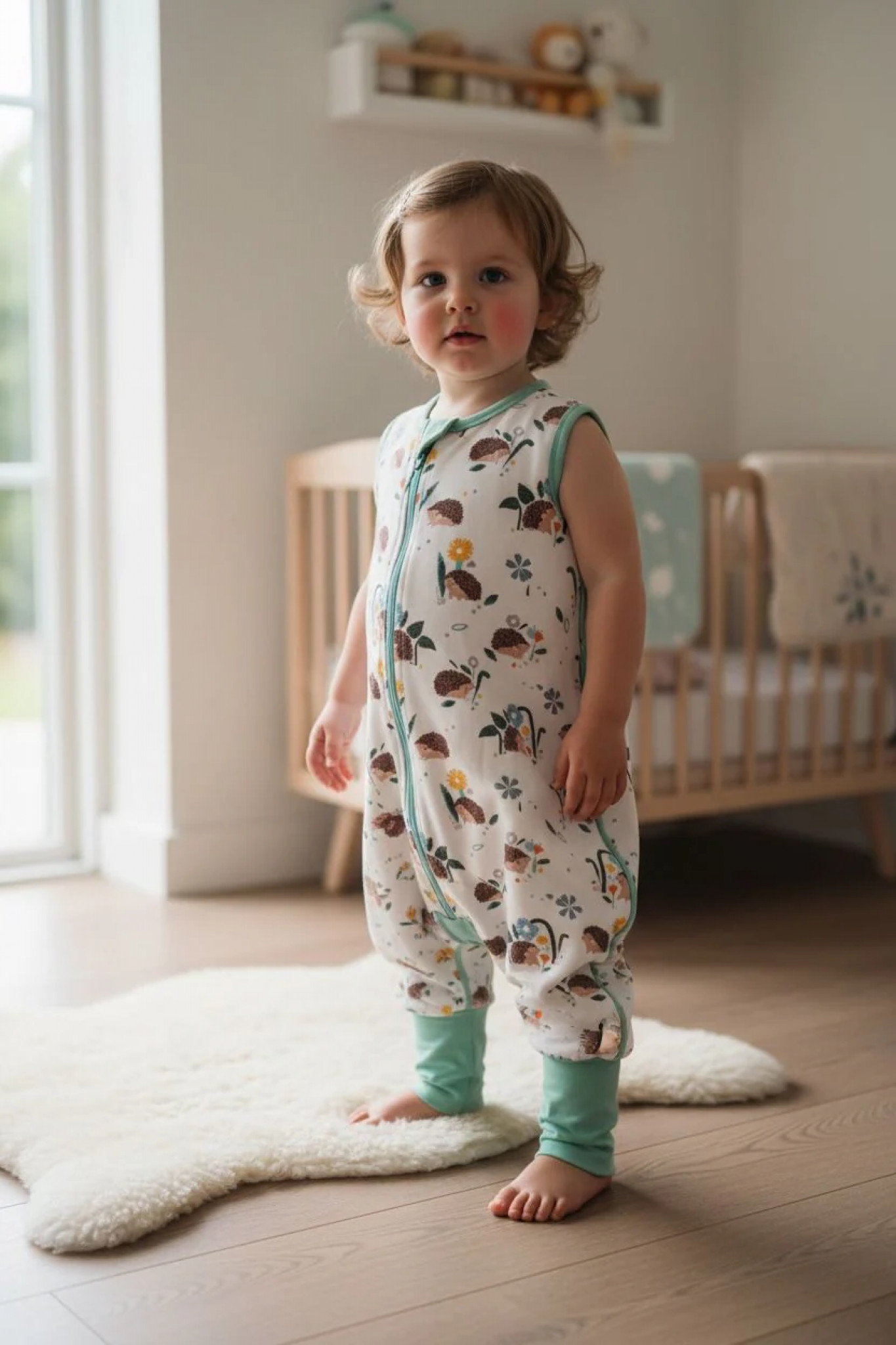 Sleeping Stars Hedgehog 2.50 Sleep Suit  SSSS-1-HED Hedgehog 1.0 Tog Sleep Suit (3-36 months Choose)
