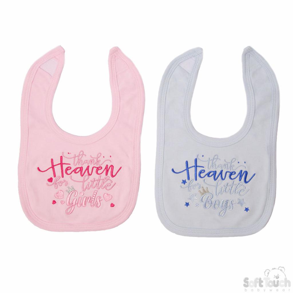 Soft Touch  5023797 201196 ST3599-PB-BP-20 Bulk Pack Thanks Heavens Bib