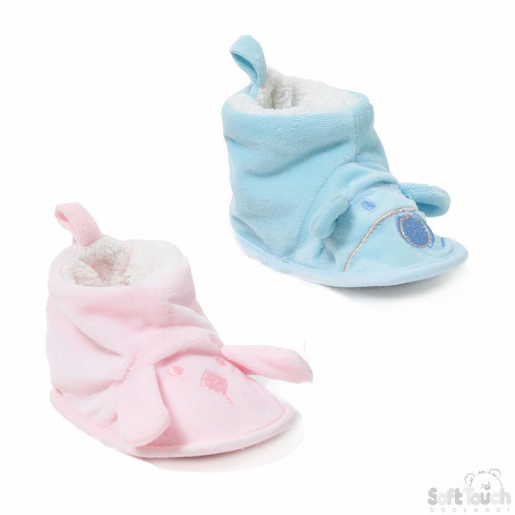 Soft Touch  5023797207822 STB1191 Puppy and Bunny Boots (0-12 months)