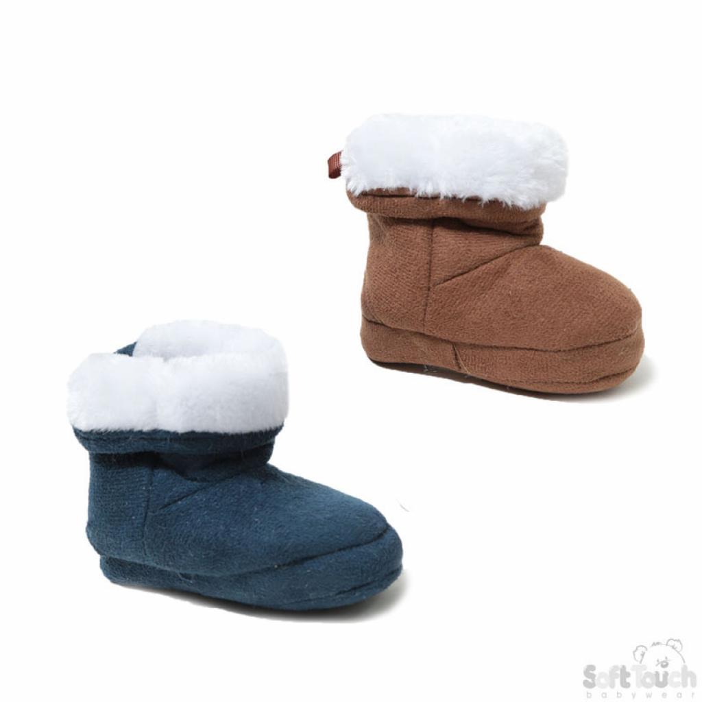 Soft Touch  5023797208355 STB1265 Furry Boot (6-15 months)