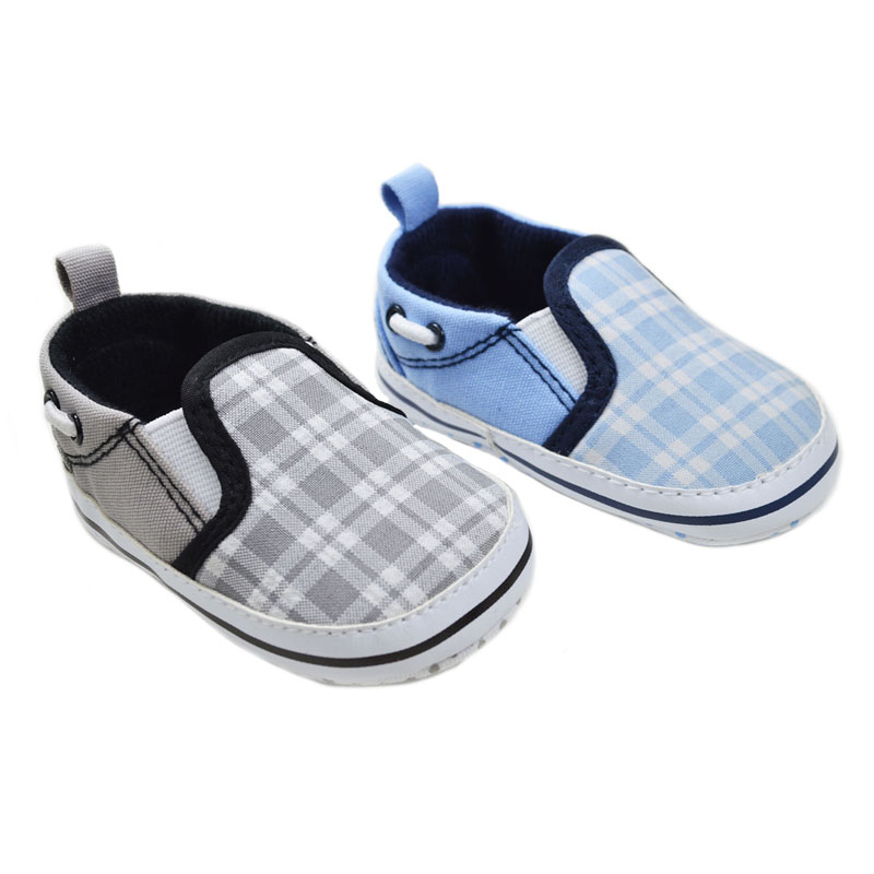 Soft Touch 3B2262 5023797211034 STB2262 Checked Slip On Shoes( NB-12 months)