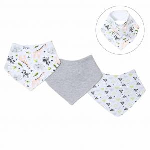 Soft Touch 2BB366 5023797201936 STBB366 Zebra Triple Pack Bandana Bib
