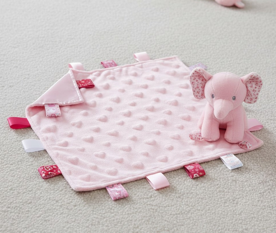 Soft Touch 4BC16-P 5023797302862 STBC16-P Pink Heart Comforter