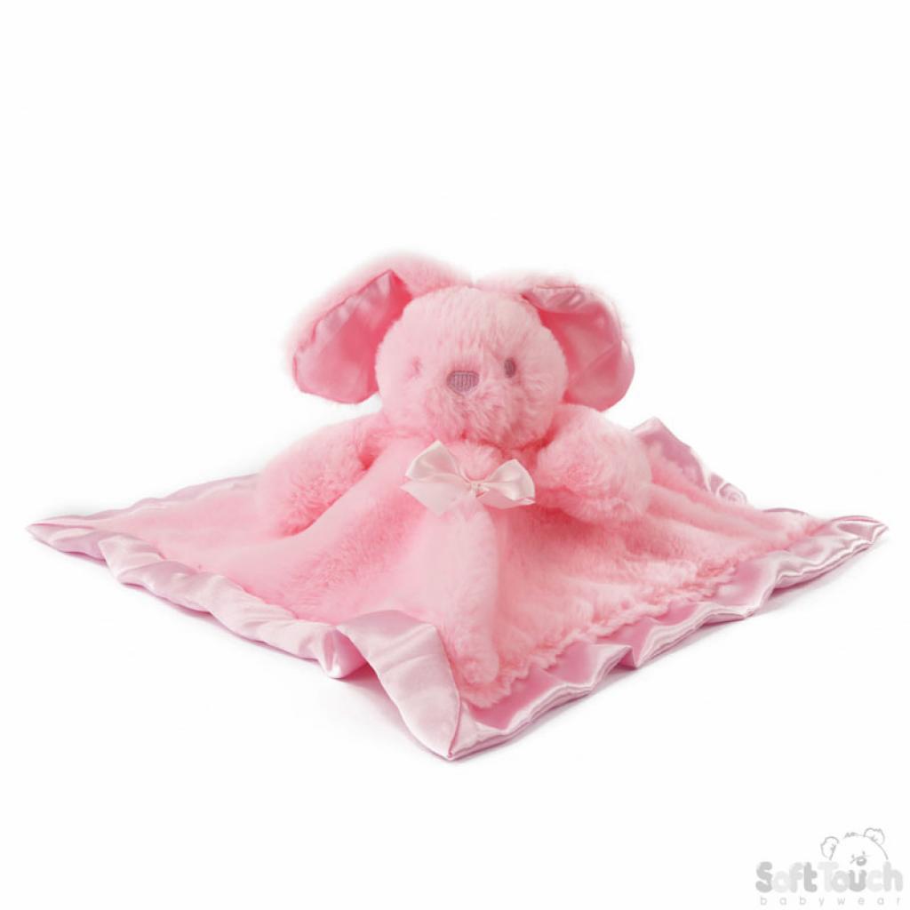 Soft Touch 4BC26-P 5023797305382 STBC26-P Pink Bunny Comforter with Satin Back