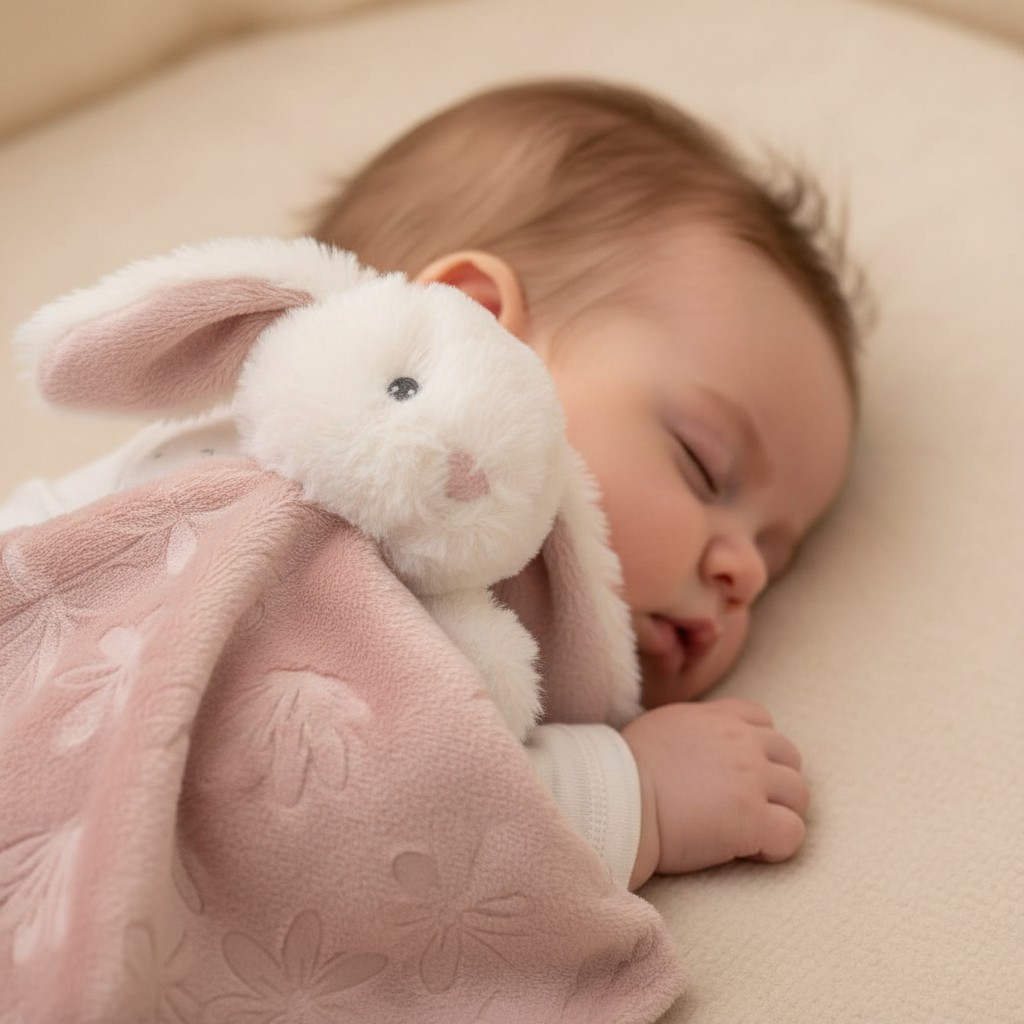 Soft Touch 4BC305-DP 5023797318818 STBC305-DP Bunny Comforter with Embossing