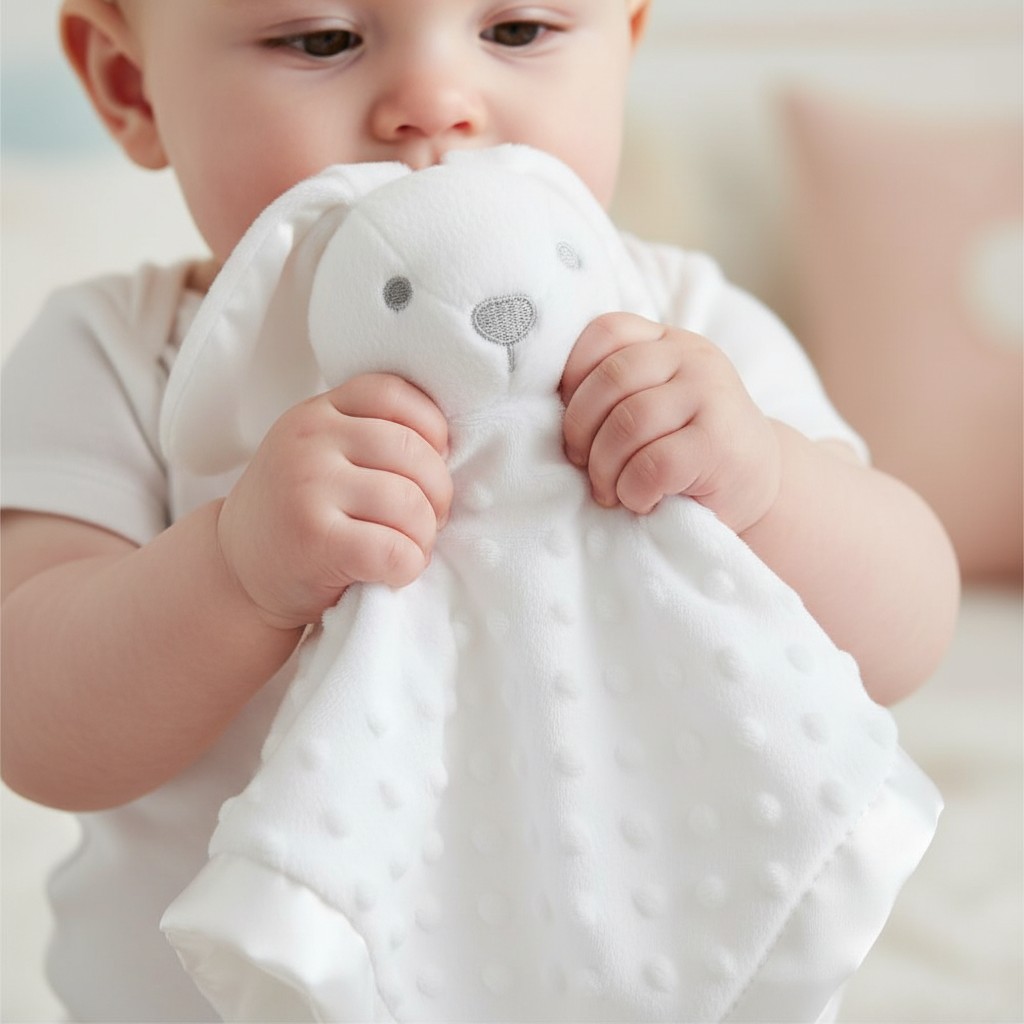 Soft Touch 4BC32-W 5023797303579 STBC32-W White Bunny Comforter