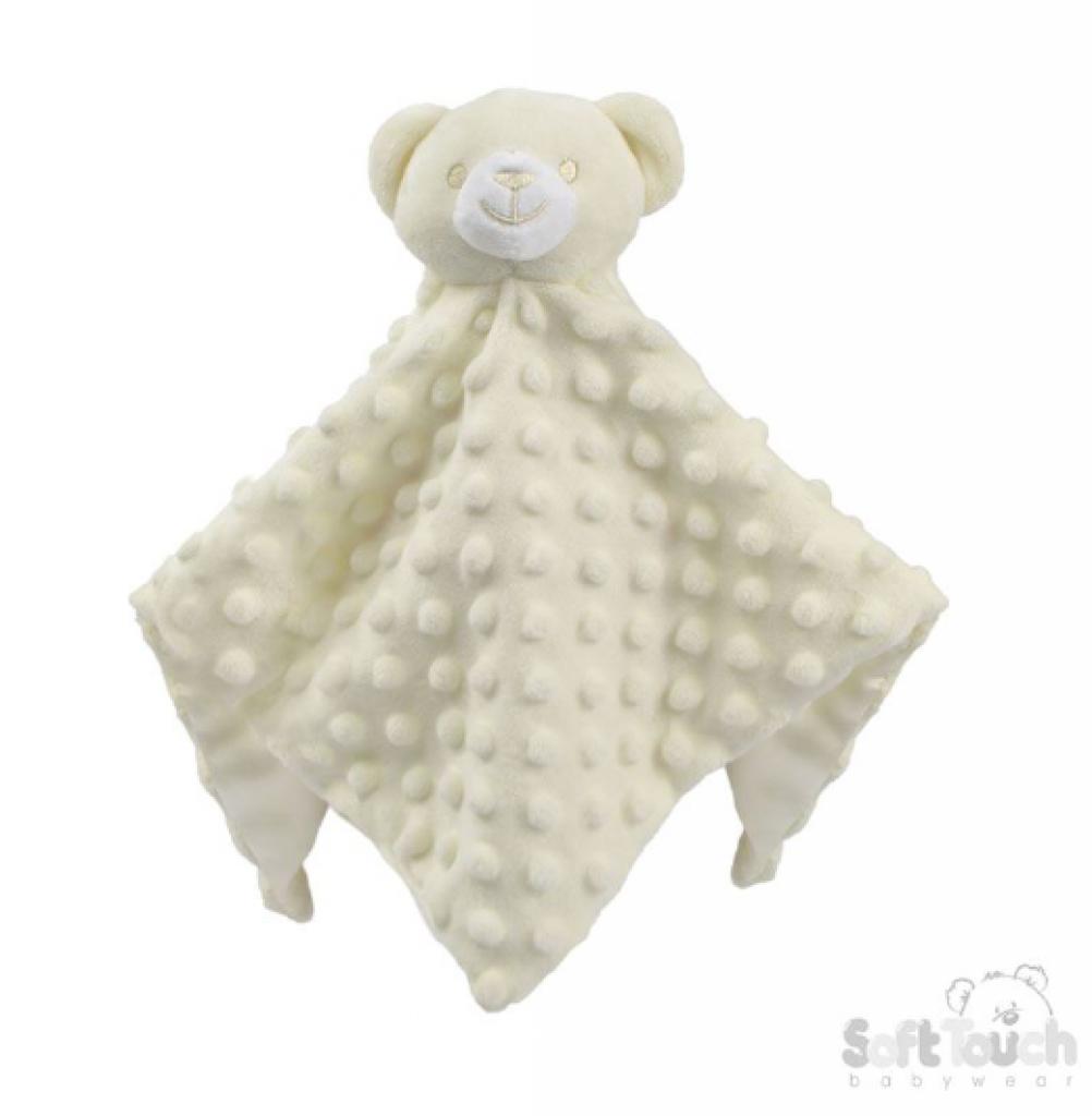 Soft Touch 4BC34-W 5023797309793 STBC34-CR Cream Bubble Bear Comforter