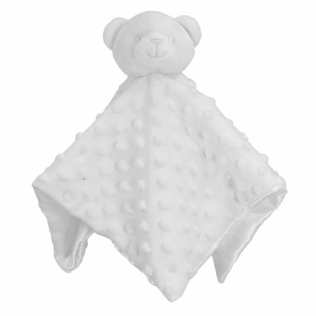 Soft Touch 4BC34-W 5023797304873 STBC34-W White Bubble Bear Comforter