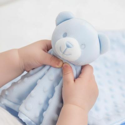 STBC34-B Blue Bubble Bear Comforter