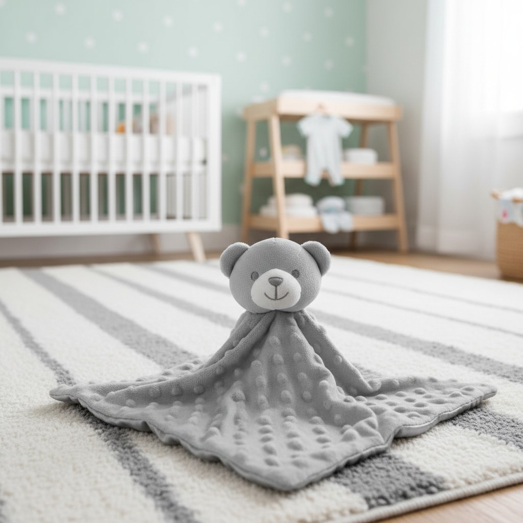 Soft Touch 4BC34-G 5023797308321 STBC34-G Grey Bubble Bear Comforter