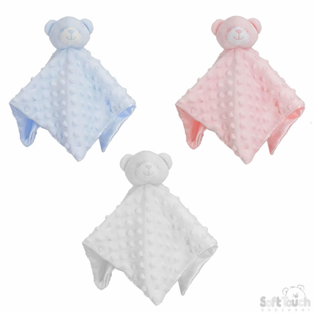 Soft Touch 4BC34 5023797303586 STBC34 Bear Comforter ( 3 colours)