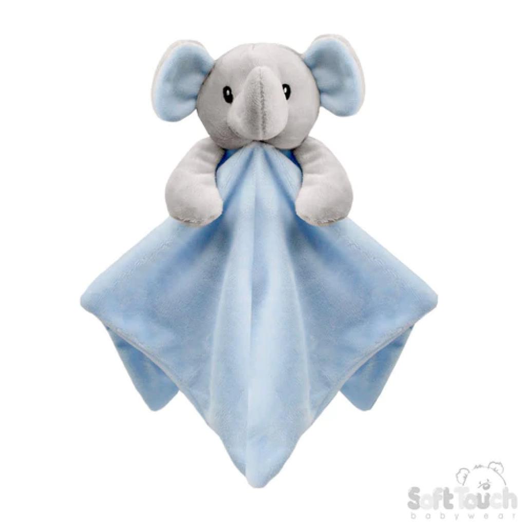Soft Touch 4BC36-B 5023797305696 STBC36-B Blue Only Elephant Comforter