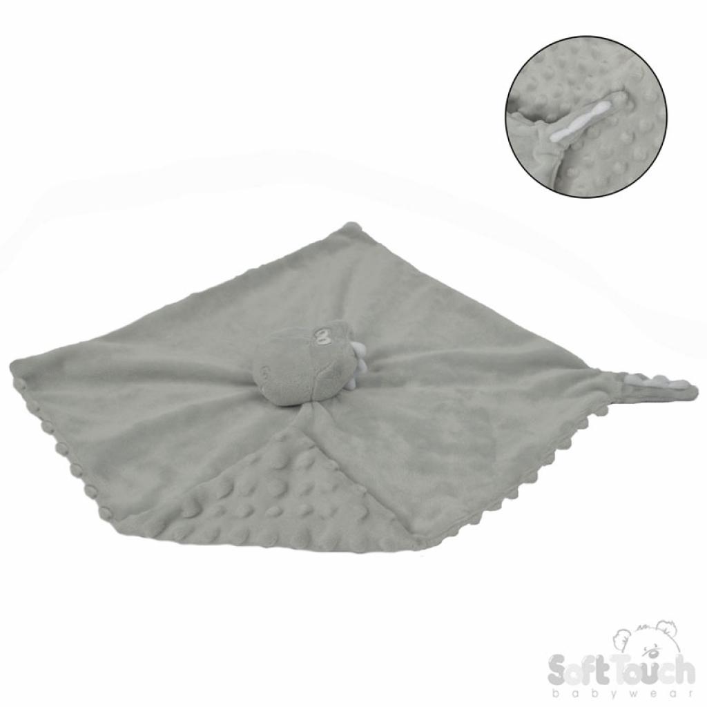 Soft Touch 4BC54-G 5023797309809 STBC54-G Grey Dinosaur Comforter