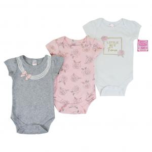 Soft Touch 4BG212 5023797308291 STBG212 Three pack bodysuit Fierce (NB- 9 Months)