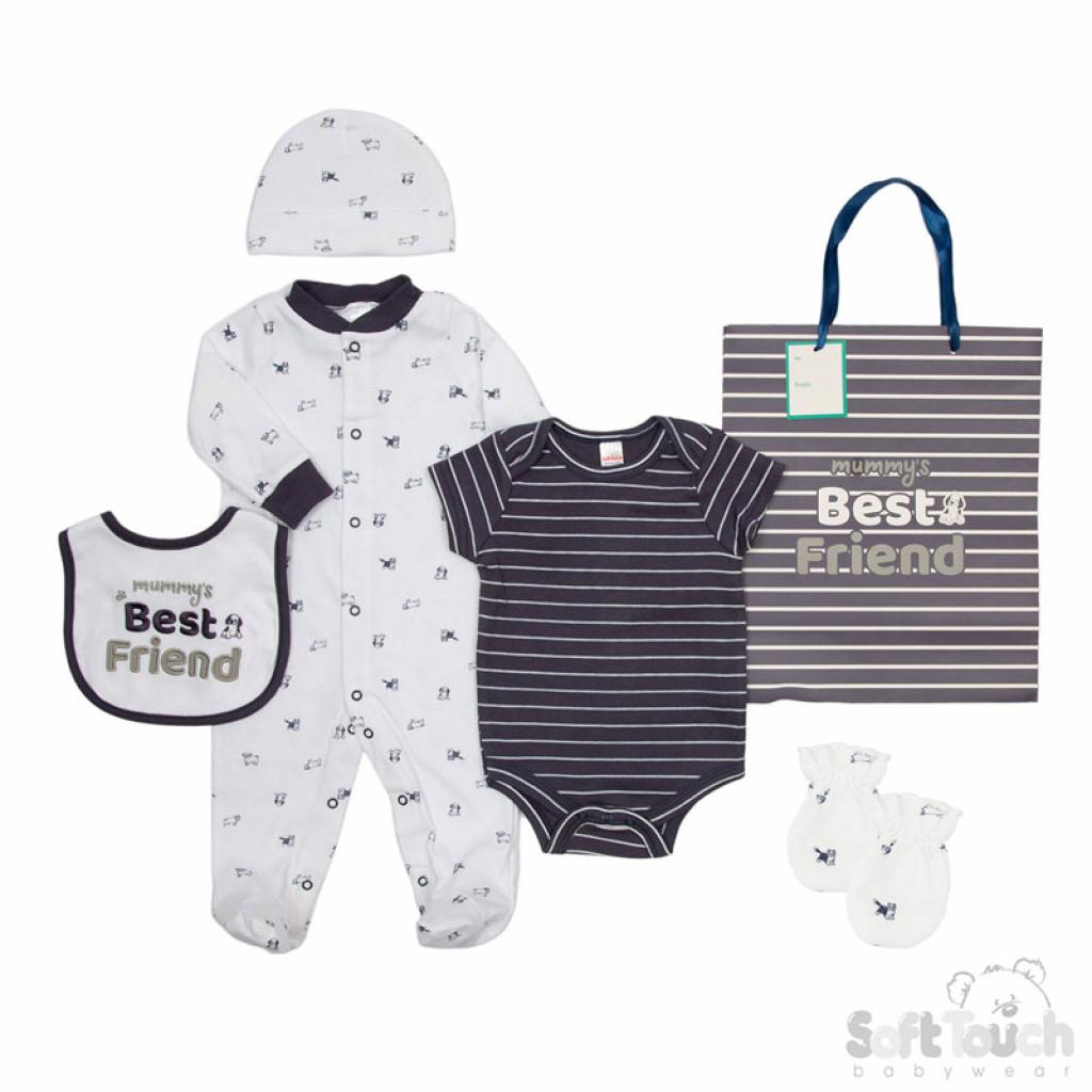 Soft Touch 4BG310 5023797310133 STBG310 Best friend Six piece set  (Newborn - 6 months)