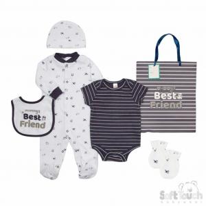 Soft Touch 4BG310 5023797310133 STBG310 Best friend Six piece set  (Newborn - 6 months)