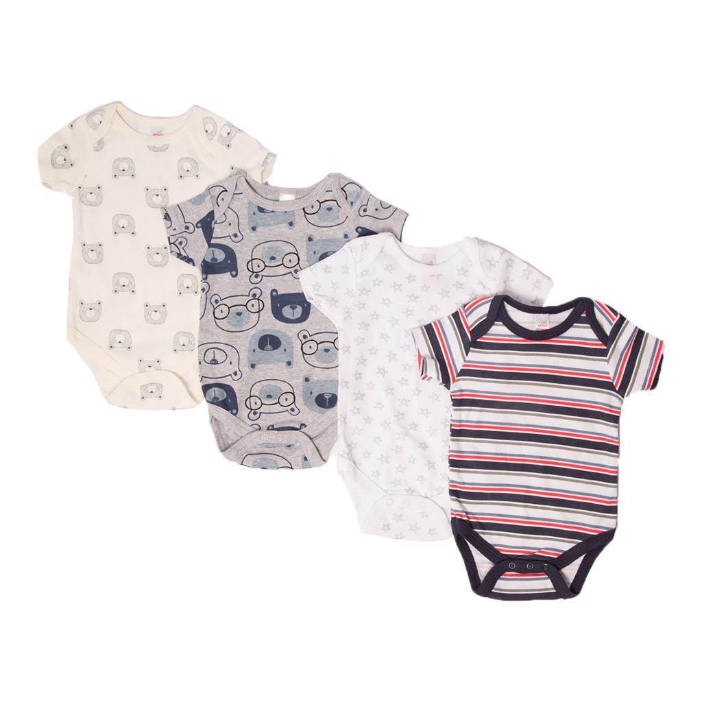 Soft Touch  5023797305320 STBS4657-N3 Assorted bodysuits ( Newborn-3 months)