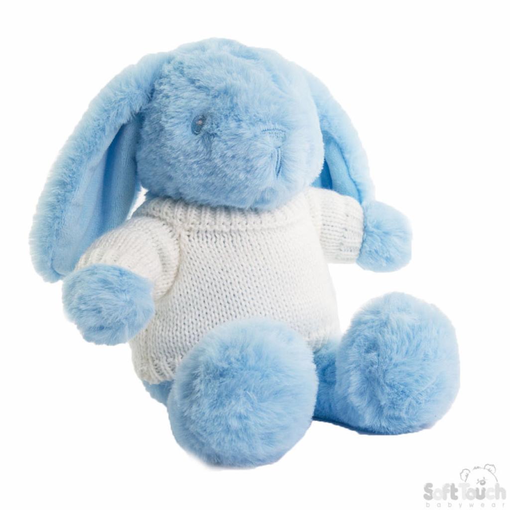 Soft Touch 4BU320-B 5023797611261 STBU320-B Blue Rabbit with jumper 20cm