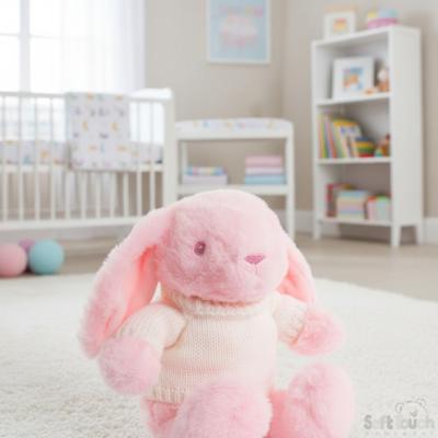 STBU320P Pink Rabbit with Jumper 20cm