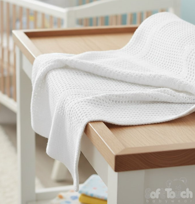 Soft Touch 4CBP51-BP-W 5023797315275 STCBP51-BP-W  Cotton cellular blanket (bulk)