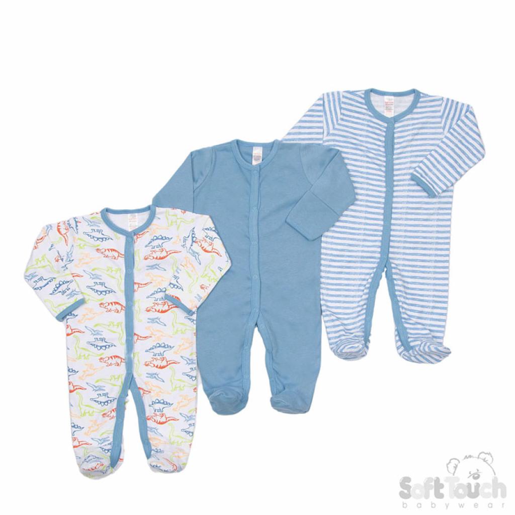 Soft Touch 4CC03-SS-03 35023797309848 STCC03-SS-03 Dinosaur Assorted All In One (0-3m)