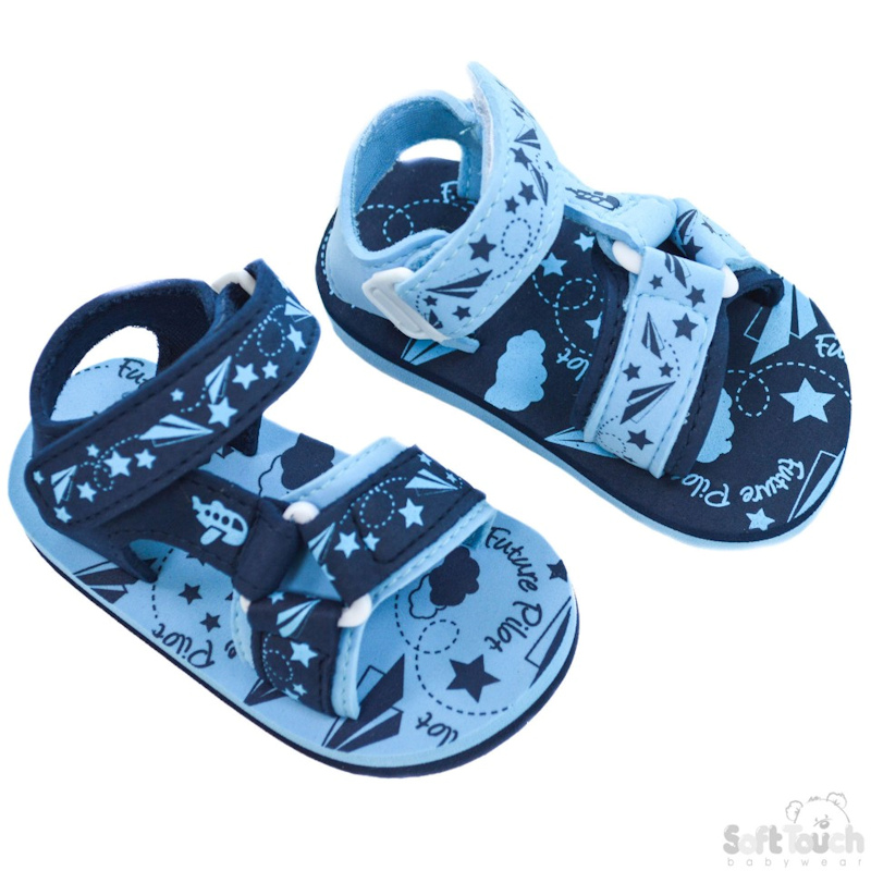 Soft Touch  5023797210525 STE164 EVA "Aeropane" Sandals - ON REQUEST (15-24 months)