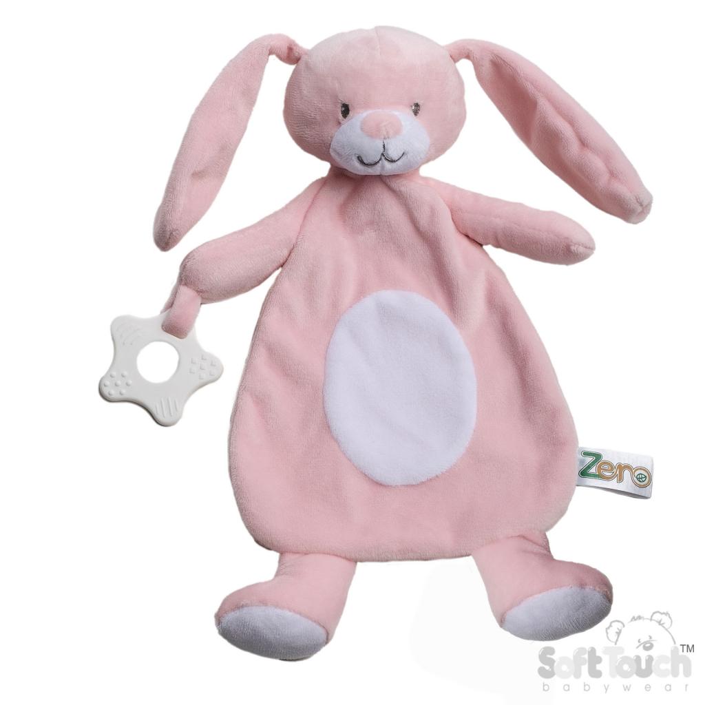 Soft Touch Zero 4EBC62-P 5023797611599 STEBC62-P Eco Bunny teething Ring Comforter