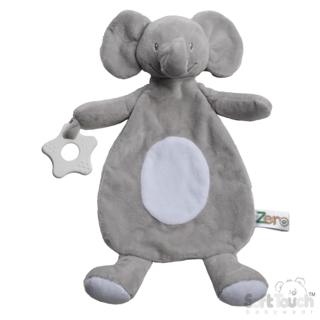 Soft Touch Zero 4EBC66-G 5023797611636 STEBC66-G Grey Elephant Eco  teething Ring Comforter