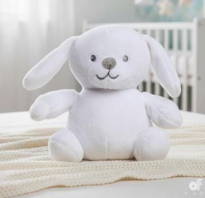STEBU62-W  White Eco Bunny Toy 15cm 