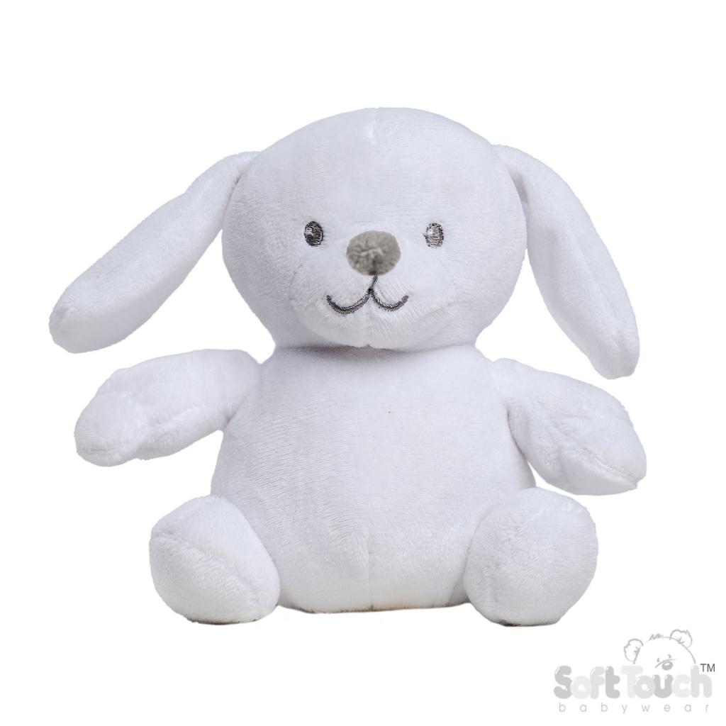 Soft Touch Zero 4EBU62-W 5023797611780 STEBU62-W White Eco Bunny Toy 15cm